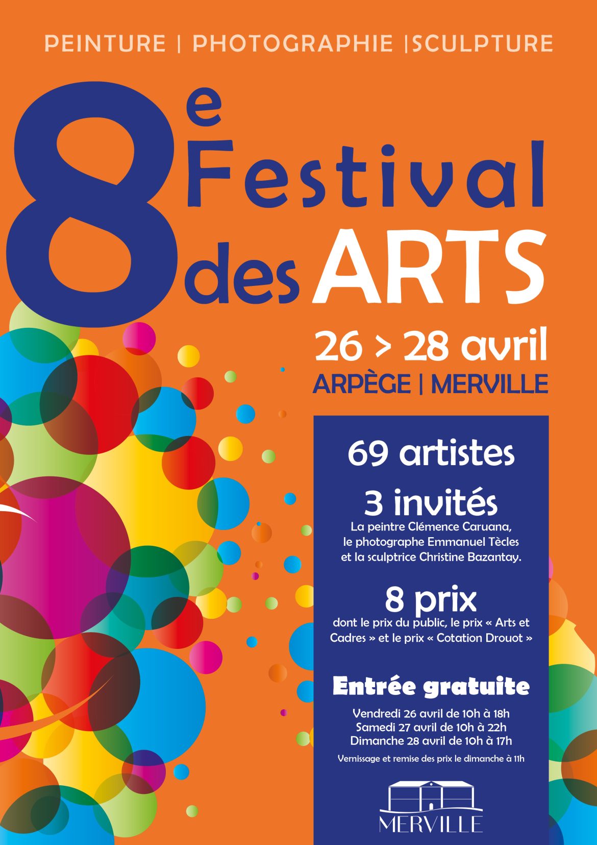 Expo 8° Festival des Arts de Merville 26-28 Avril 2024