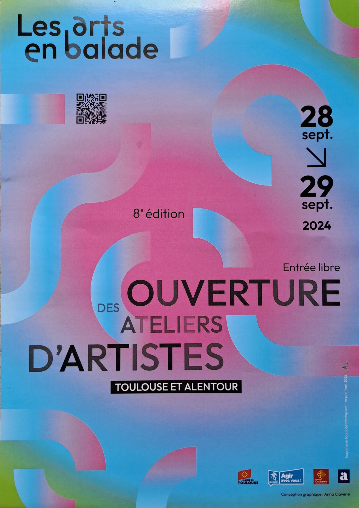 Expo Les Arts en ballade à TOULOUSE – Sept 2024